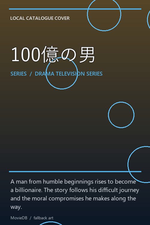 100億の男 poster