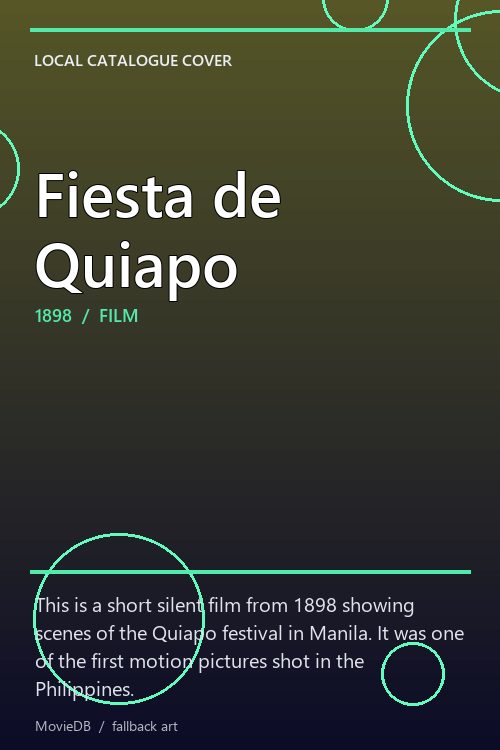 Fiesta de Quiapo poster