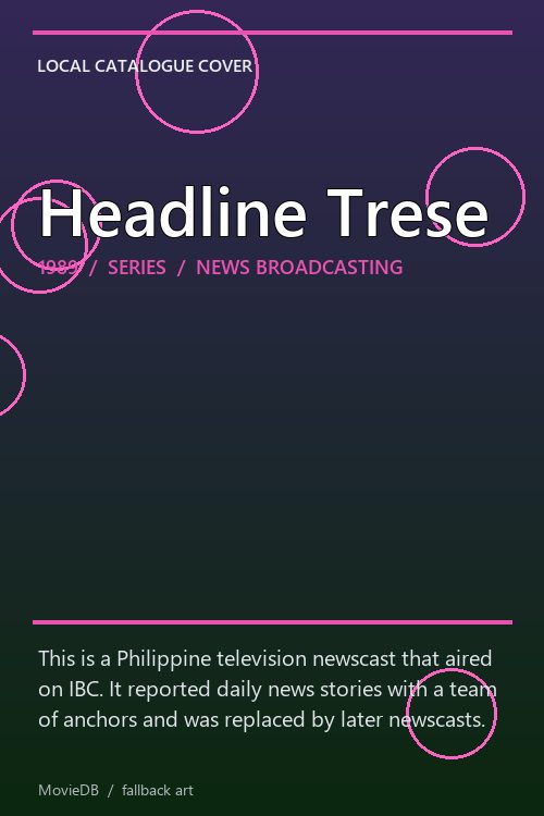 Headline Trese poster