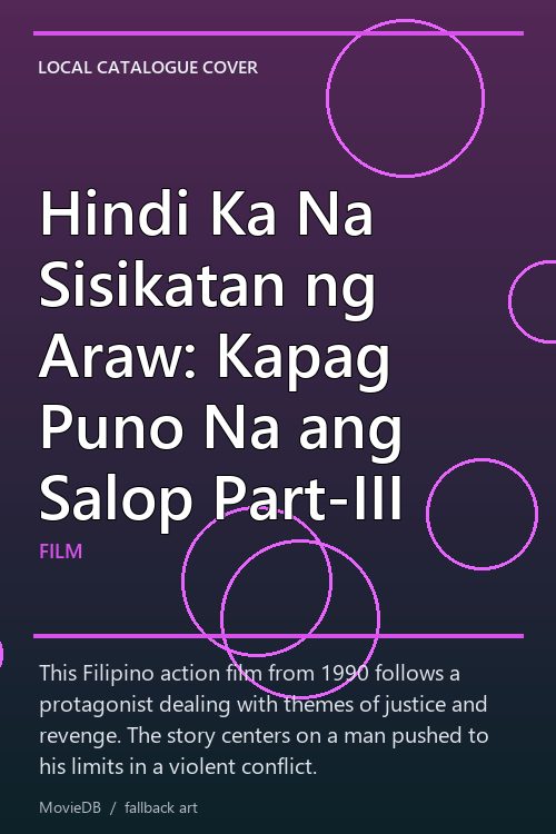 Hindi Ka Na Sisikatan ng Araw: Kapag Puno Na ang Salop Part-III poster