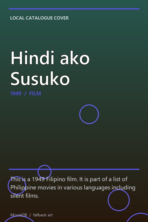 Hindi ako Susuko poster