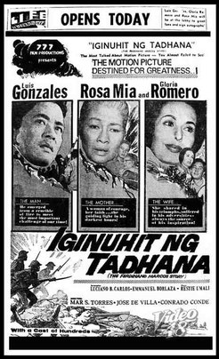 Iginuhit ng Tadhana poster