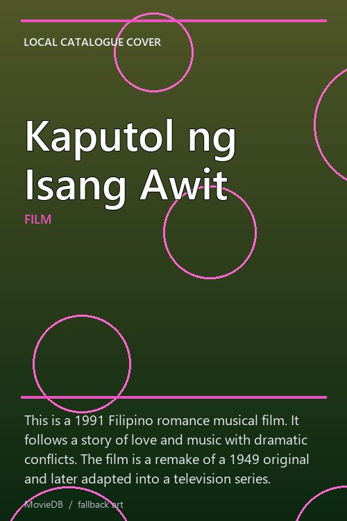 Kaputol ng Isang Awit poster