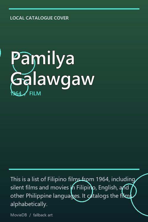 Pamilya Galawgaw poster