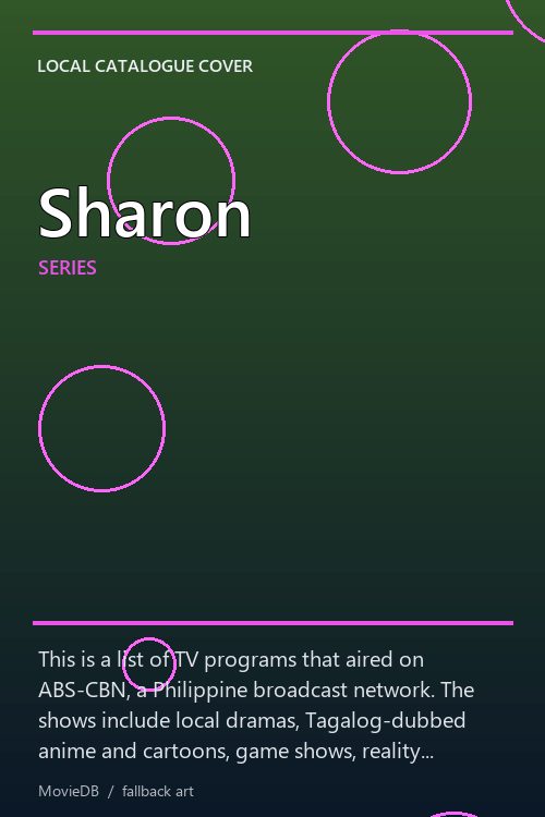 Sharon poster