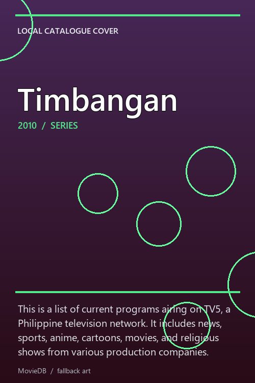 Timbangan poster