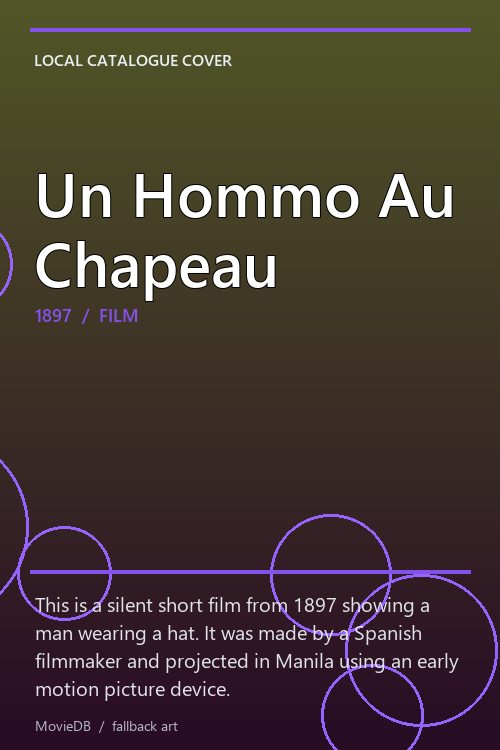 Un Hommo Au Chapeau poster