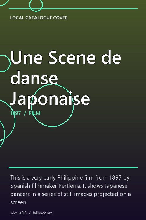 Une Scene de danse Japonaise poster