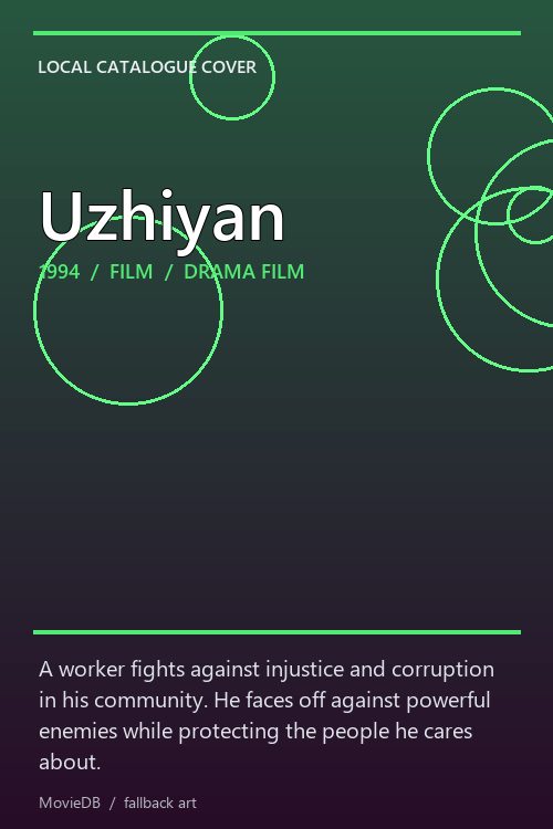Uzhiyan poster