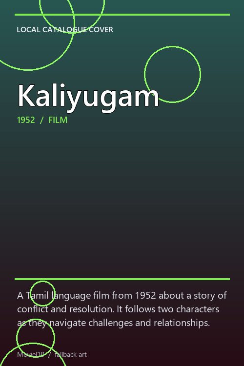 Kaliyugam poster