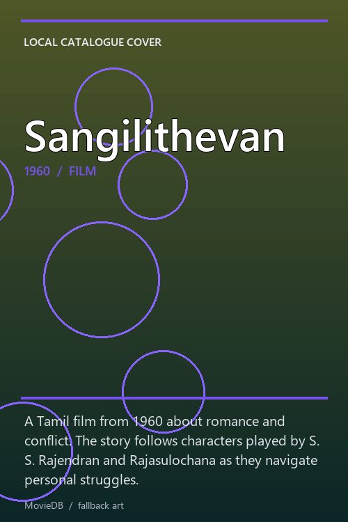 Sangilithevan poster