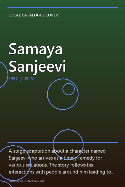 Samaya Sanjeevi poster