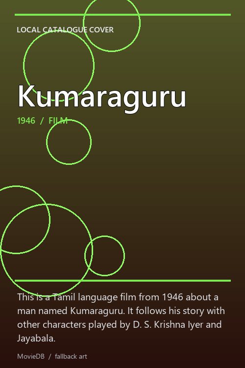 Kumaraguru poster
