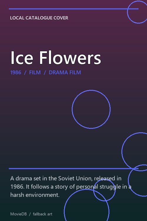Ice Flowers poster