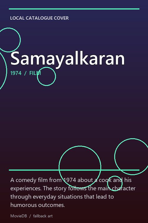Samayalkaran poster
