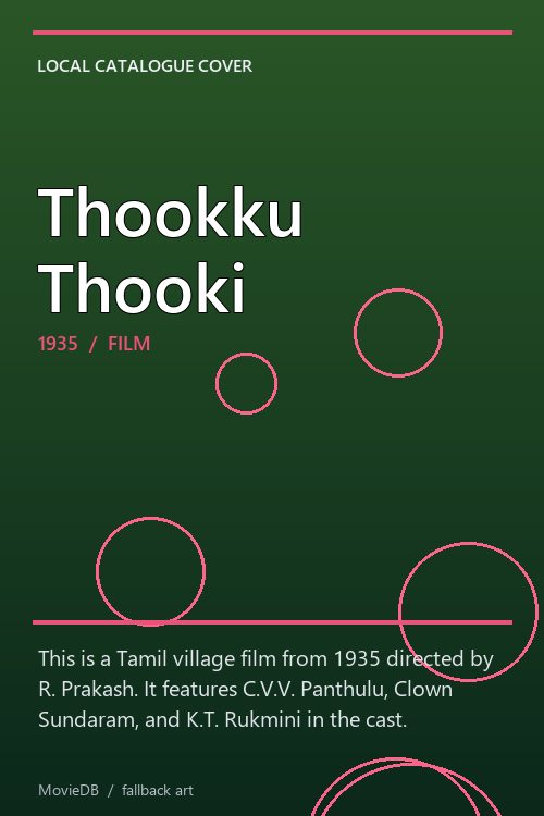 Thookku Thooki poster