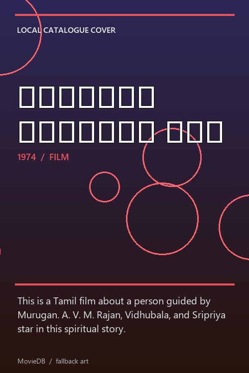 முருகன் காட்டிய வழி poster