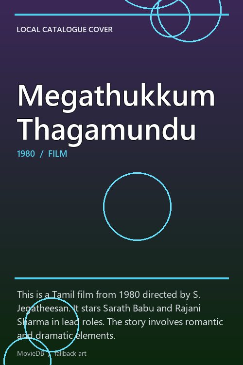Megathukkum Thagamundu poster