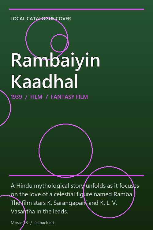 Rambaiyin Kaadhal poster
