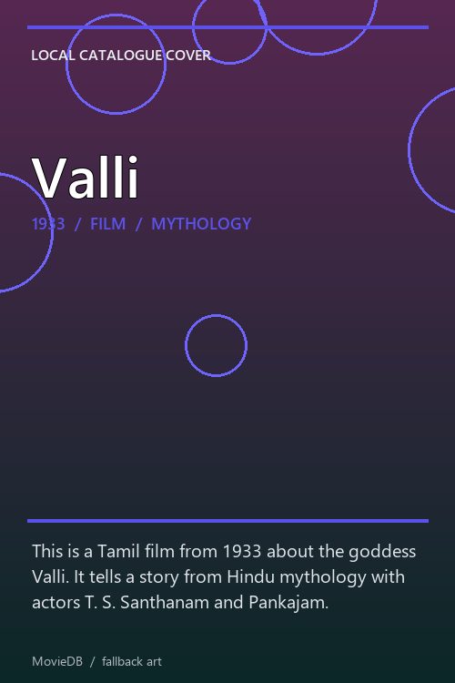 Valli poster