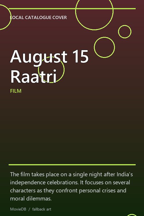 August 15 Raatri poster