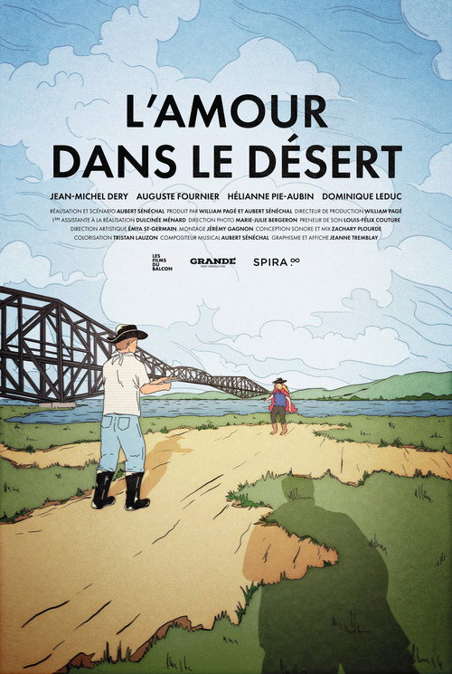 Love in the desert poster
