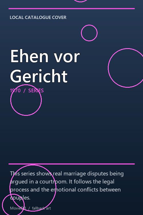Ehen vor Gericht poster