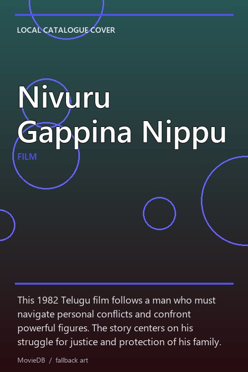 Nivuru Gappina Nippu poster