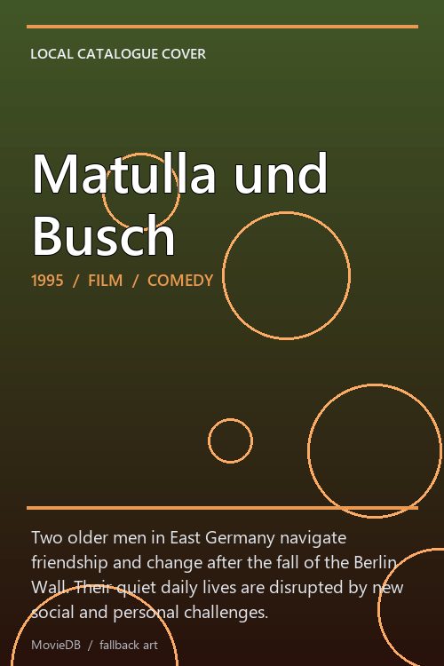 Matulla und Busch poster
