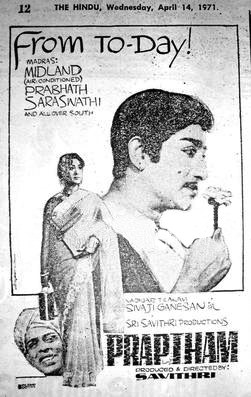 Praptham poster