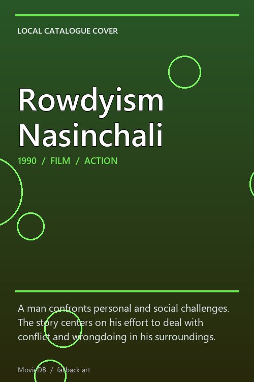 Rowdyism Nasinchali poster