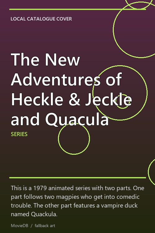 The New Adventures of Heckle & Jeckle and Quacula poster