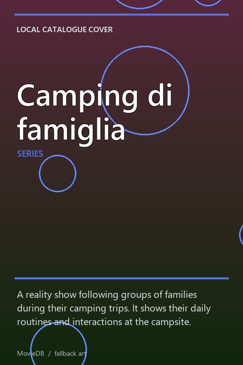 Camping di famiglia poster