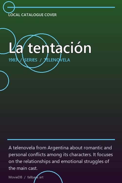 La tentación poster