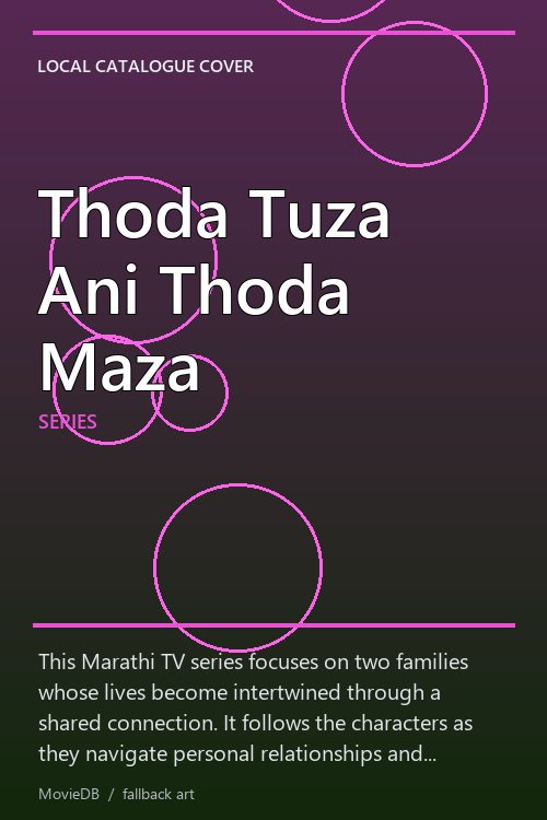 Thoda Tuza Ani Thoda Maza poster