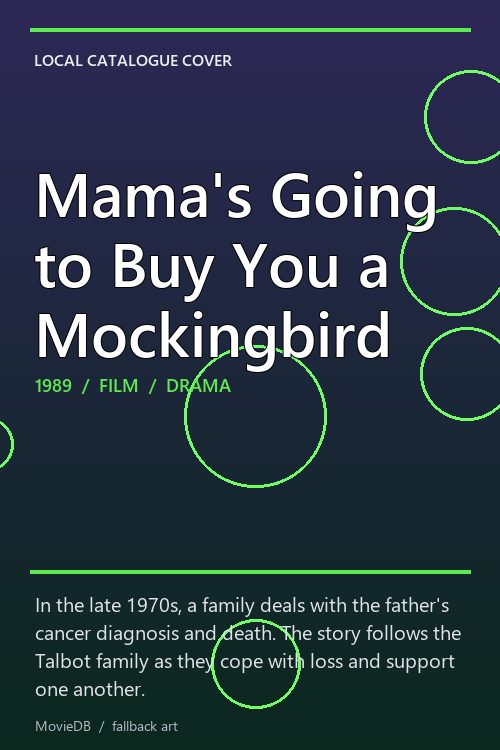 Mama's Going to Buy You a Mockingbird poster