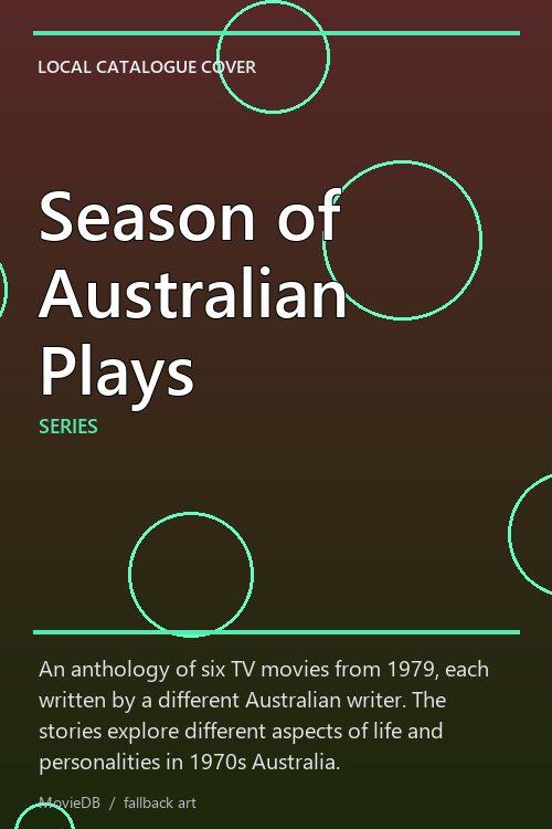 Season of Australian Plays poster