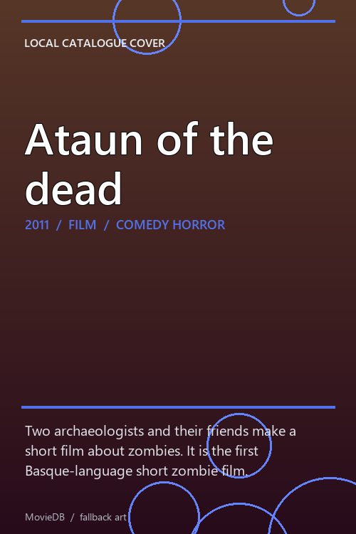 Ataun of the dead poster