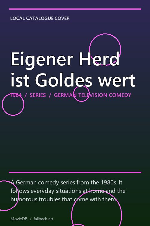 Eigener Herd ist Goldes wert poster