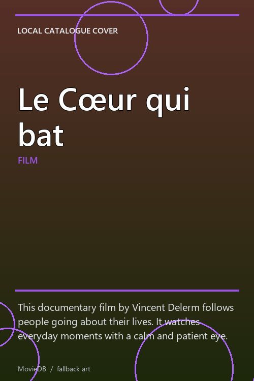 Le Cœur qui bat poster