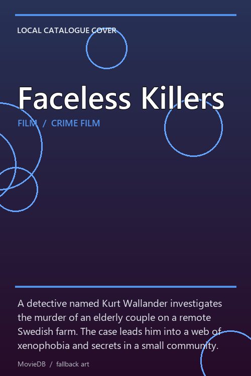 Faceless Killers poster