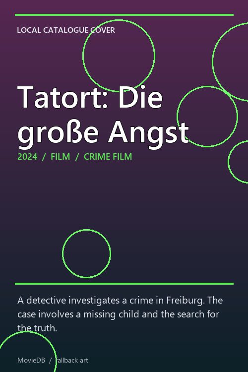 Tatort: Die große Angst poster