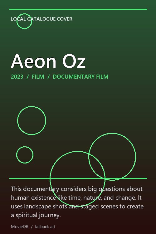 Aeon Oz poster