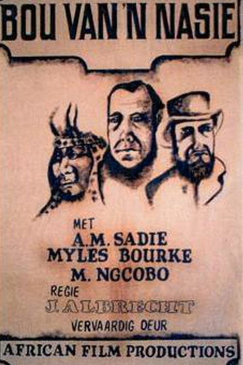 Die Bou van 'n Nasie poster