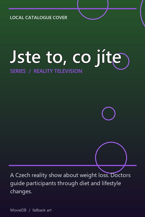 Jste to, co jíte poster