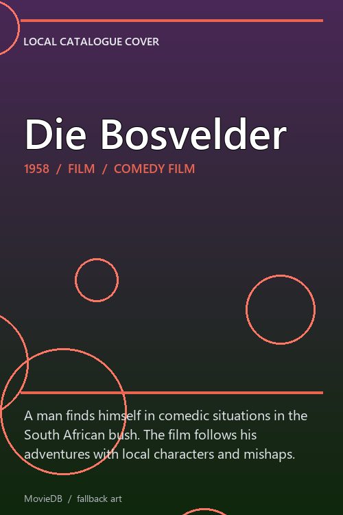 Die Bosvelder poster