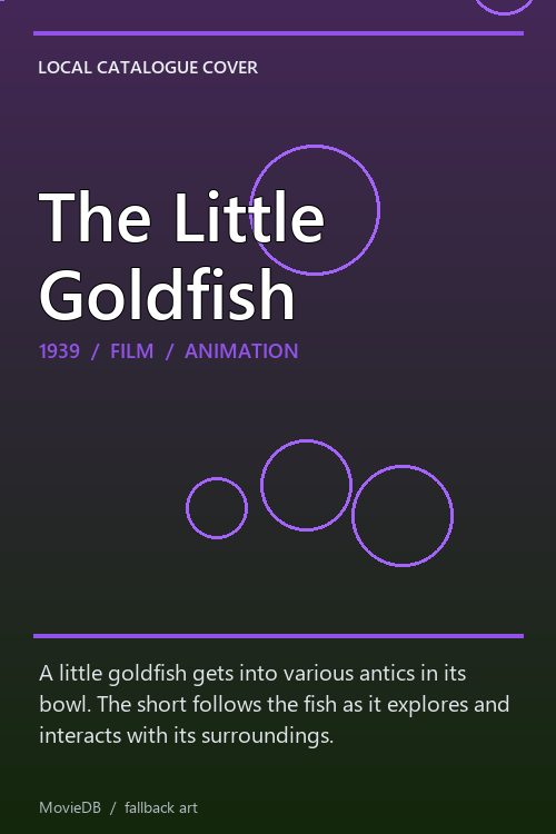 The Little Goldfish poster