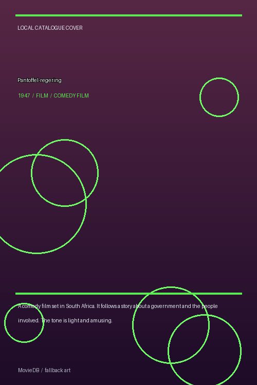Pantoffel-regering poster