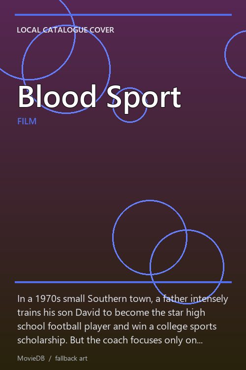 Blood Sport poster