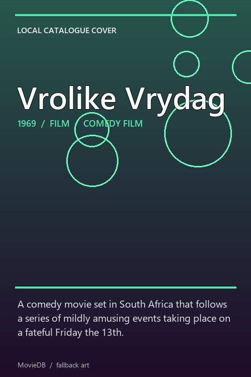 Vrolike Vrydag poster